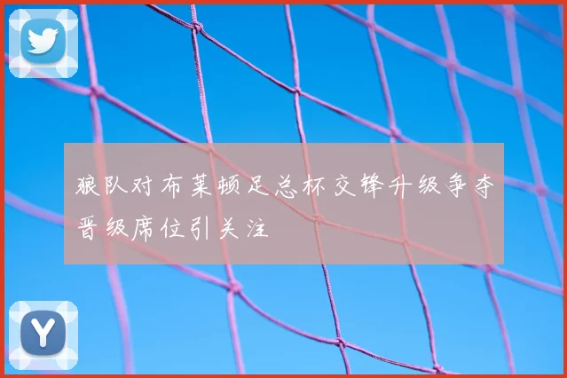 狼队对布莱顿足总杯交锋升级争夺晋级席位引关注