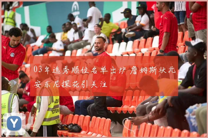 03年选秀顺位名单出炉 詹姆斯状元安东尼探花引关注